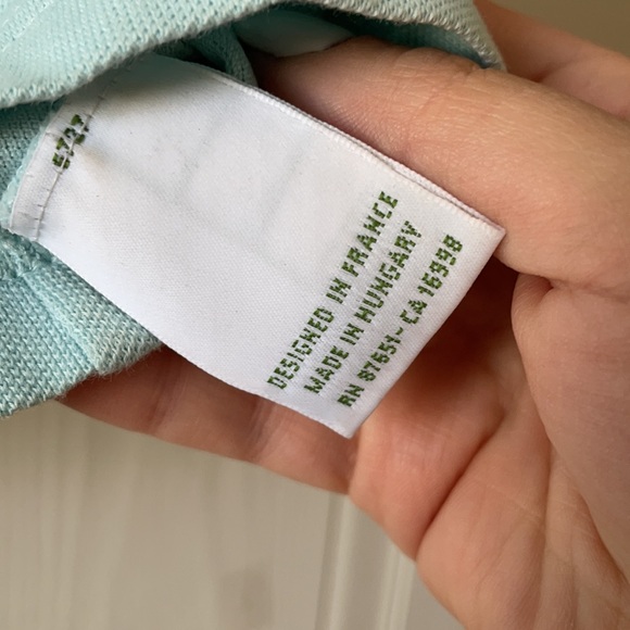 Lacoste Baby Blue polo top - Picture 5 of 6